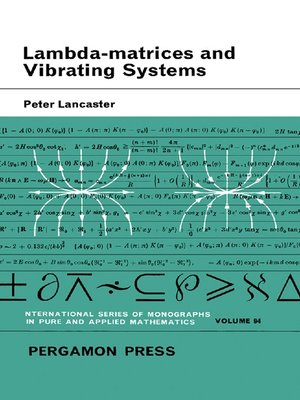 cover image of Lambda-Matrices and Vibrating Systems